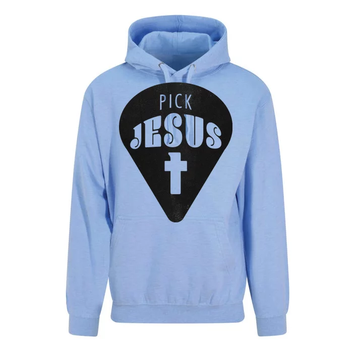 Pick Jesus Christian Unisex Surf Hoodie