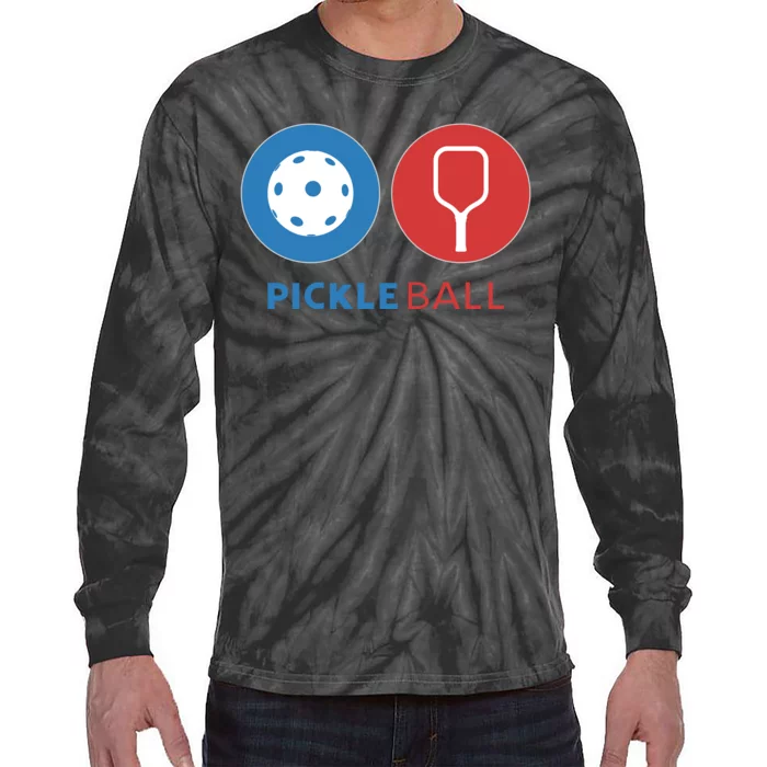 Pickleball Tie-Dye Long Sleeve Shirt