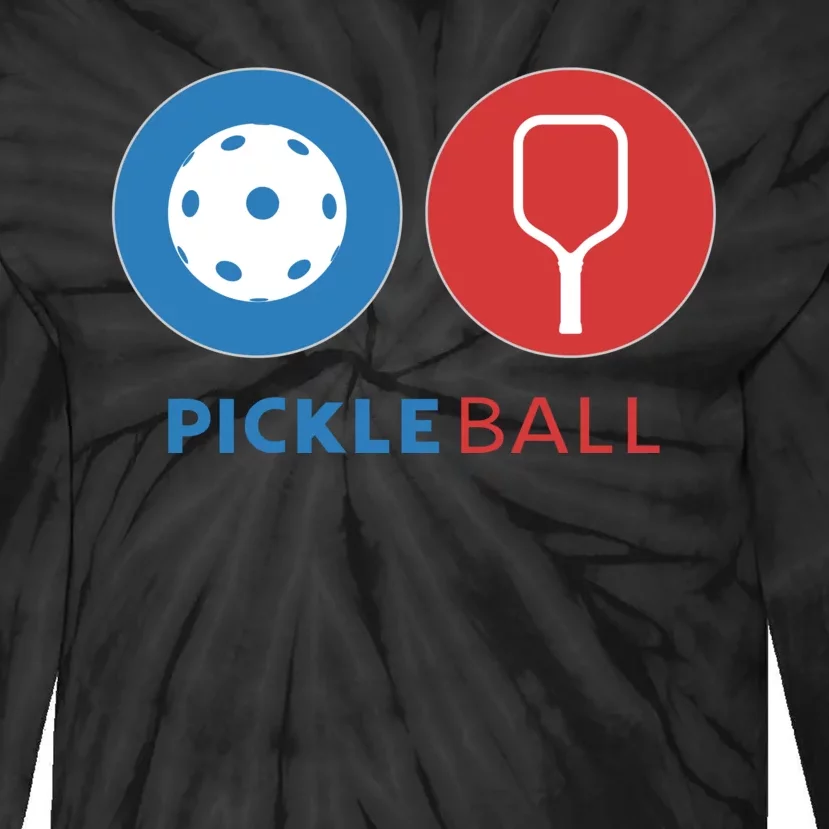 Pickleball Tie-Dye Long Sleeve Shirt