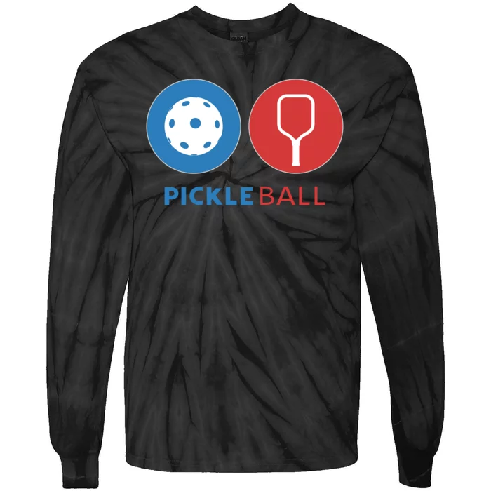 Pickleball Tie-Dye Long Sleeve Shirt