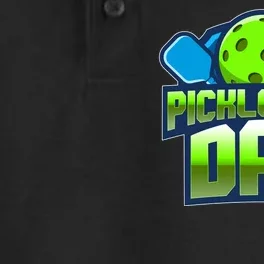 Pickleball Dad Dry Zone Grid Performance Polo