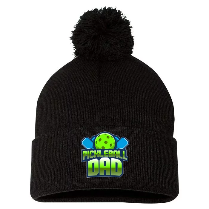 Pickleball Dad Pom Pom 12in Knit Beanie