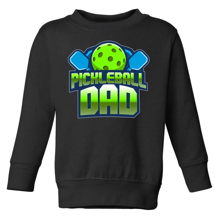 Pickleball Dad Toddler Sweatshirt