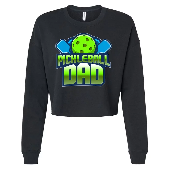 Pickleball Dad Cropped Pullover Crew