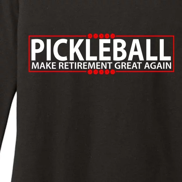 Pickleball Make Retirement Great Again Womens CVC Long Sleeve Shirt