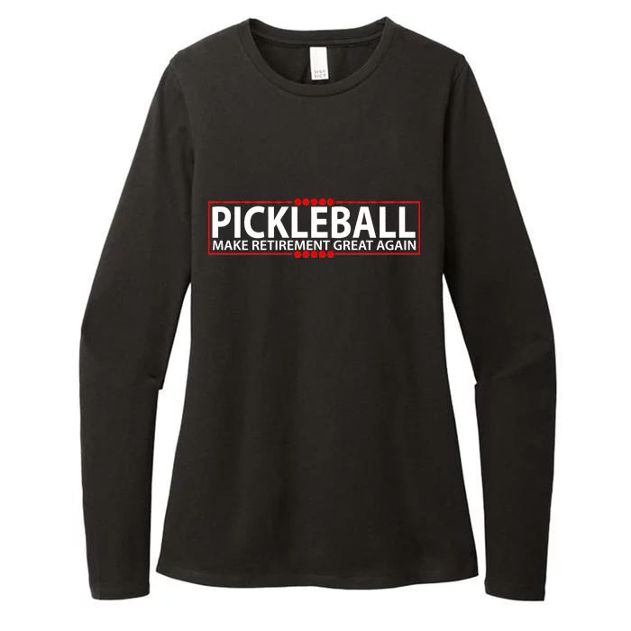 Pickleball Make Retirement Great Again Womens CVC Long Sleeve Shirt