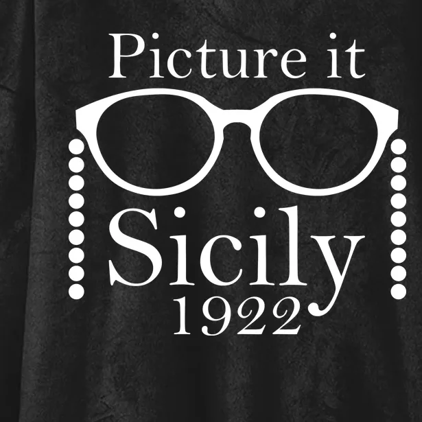 Picture It Sicily 1922 Hooded Wearable Blanket