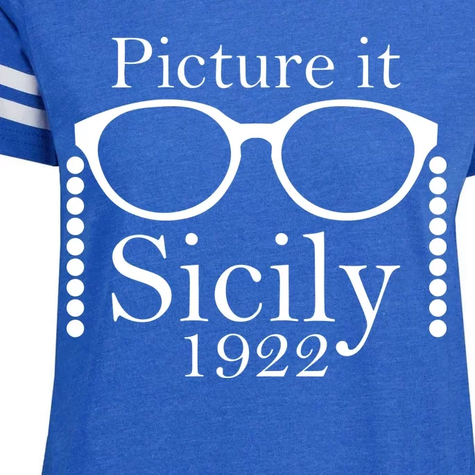 Picture It Sicily 1922 Enza Ladies Jersey Football T-Shirt