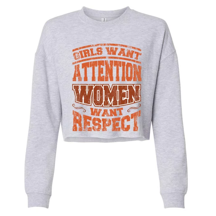 Pride International Day Funny Gift Cropped Pullover Crew