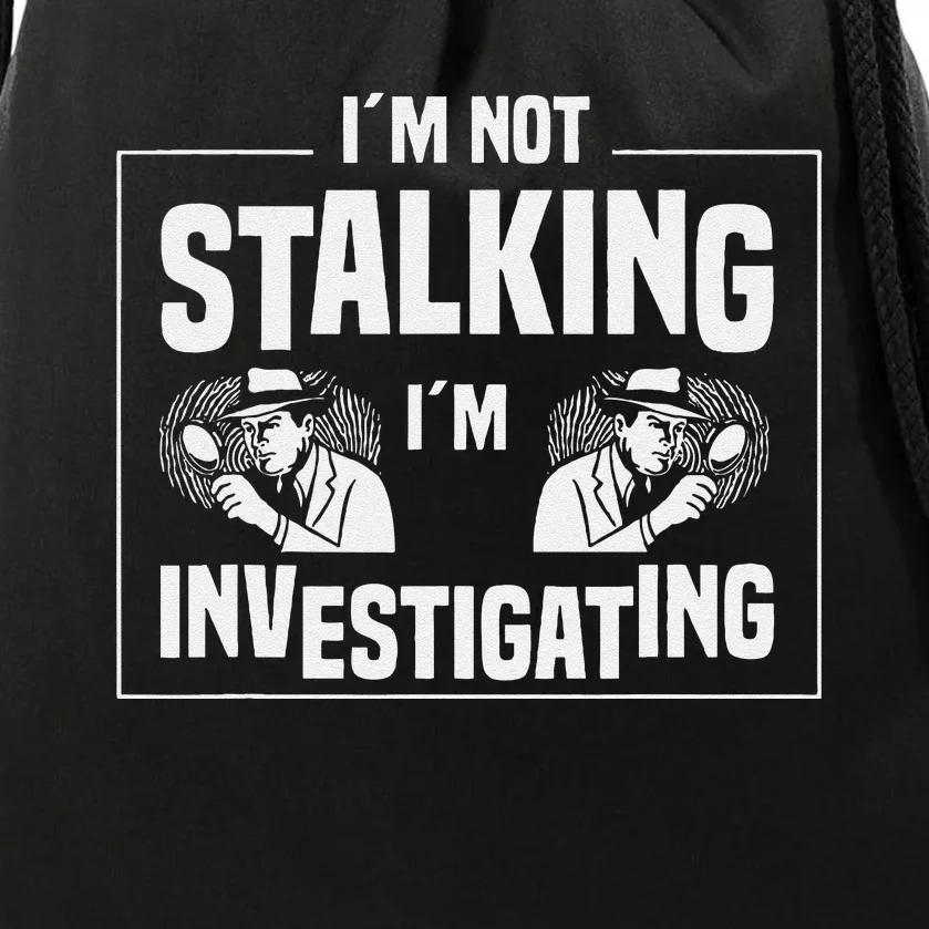 Private Investigation Detective Observation Investigator Drawstring Bag