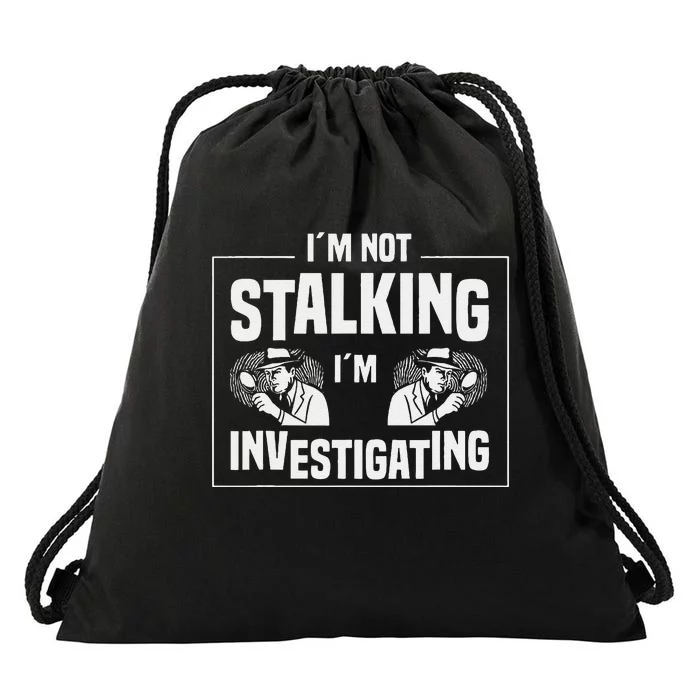 Private Investigation Detective Observation Investigator Drawstring Bag