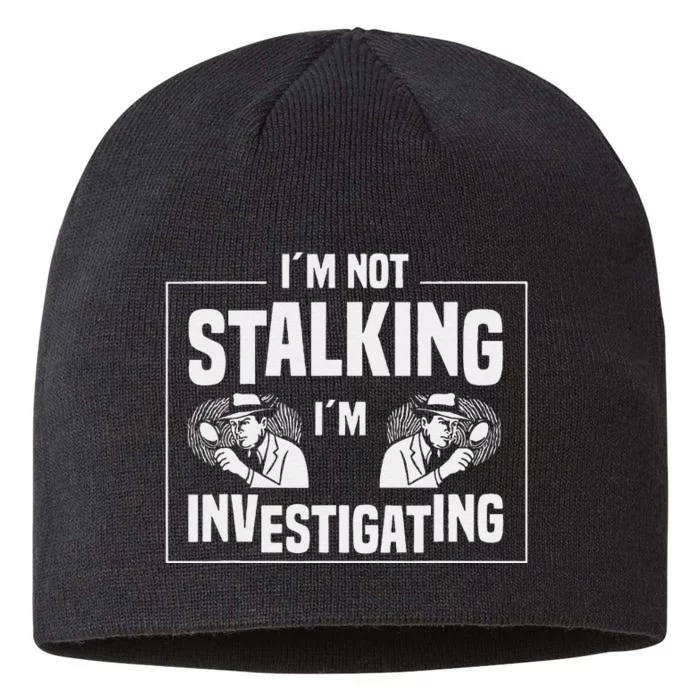 Private Investigation Detective Observation Investigator 8 1/2in Sustainable Knit Beanie