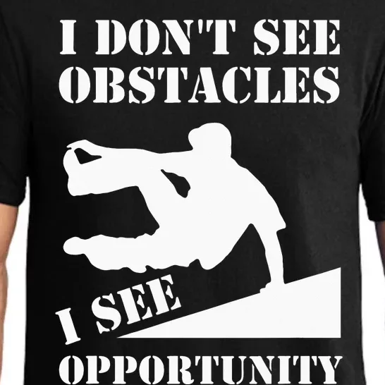 Parkour I Don't See Obstacles Free Running Parkour Pajama Set