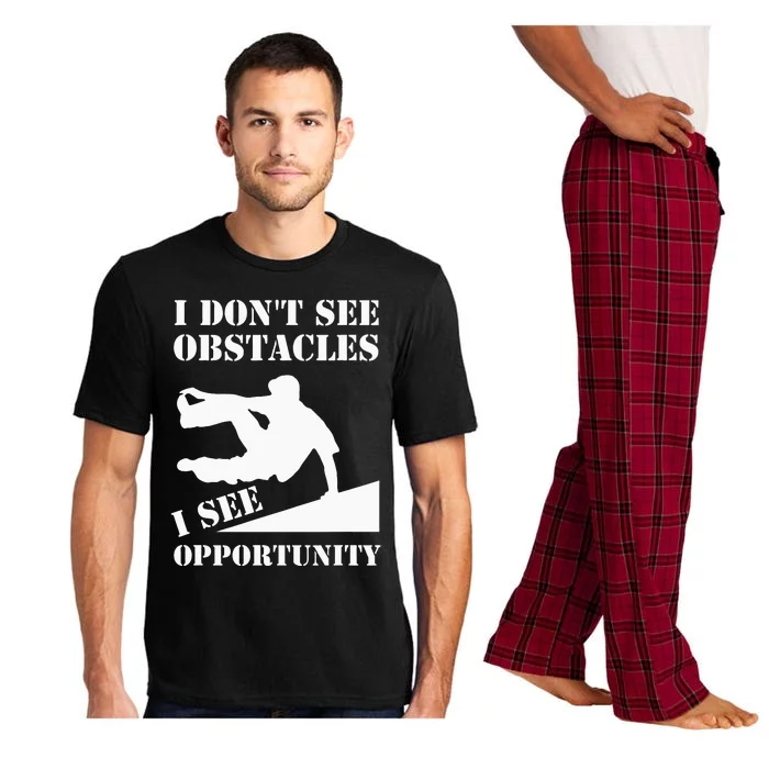 Parkour I Don't See Obstacles Free Running Parkour Pajama Set