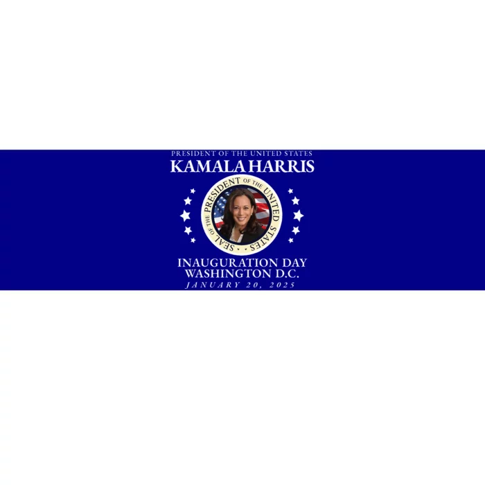 Presidential Inauguration Day President Kamala Harris Bumper Sticker