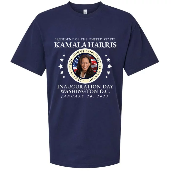 Presidential Inauguration Day President Kamala Harris Sueded Cloud Jersey T-Shirt