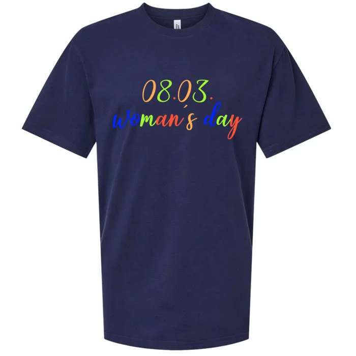 Pride International Day Funny Gift Sueded Cloud Jersey T-Shirt