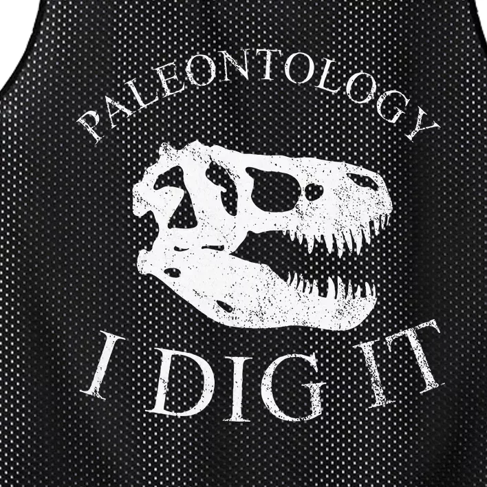 Paleontology I Dig It  TRex Skull Dinosaur Fossil Mesh Reversible Basketball Jersey Tank