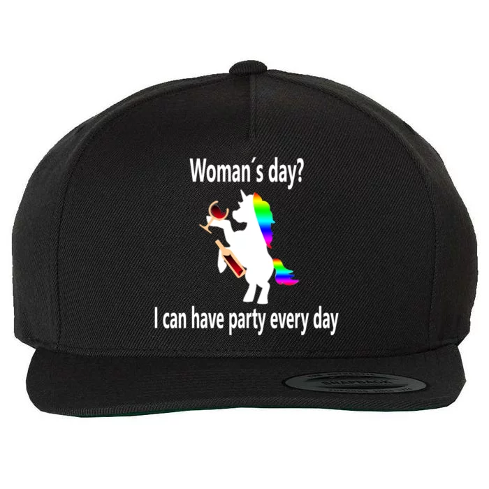 Pride International Day Gift Wool Snapback Cap