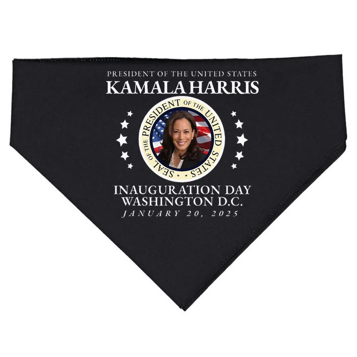 Presidential Inauguration Day President Kamala Harris USA-Made Doggie Bandana