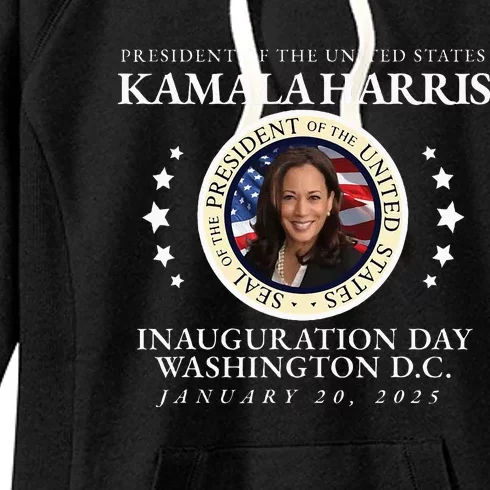 Presidential Inauguration Day President Kamala Harris Women's Fleece Hoodie