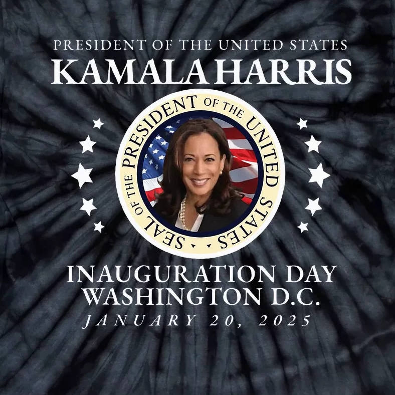 Presidential Inauguration Day President Kamala Harris Tie-Dye T-Shirt