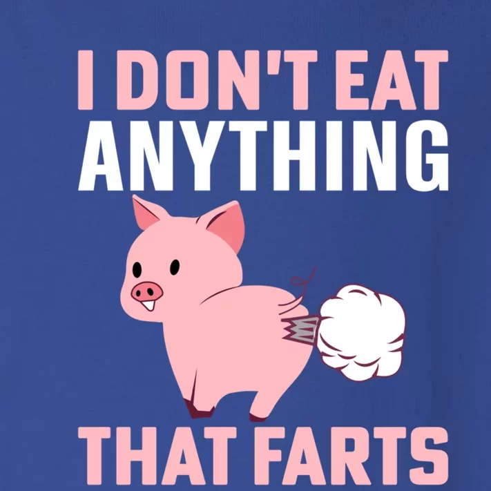 Pig I Don't Eat Anything That Farts Vegetarian Meaningful Gift Toddler Long Sleeve Shirt