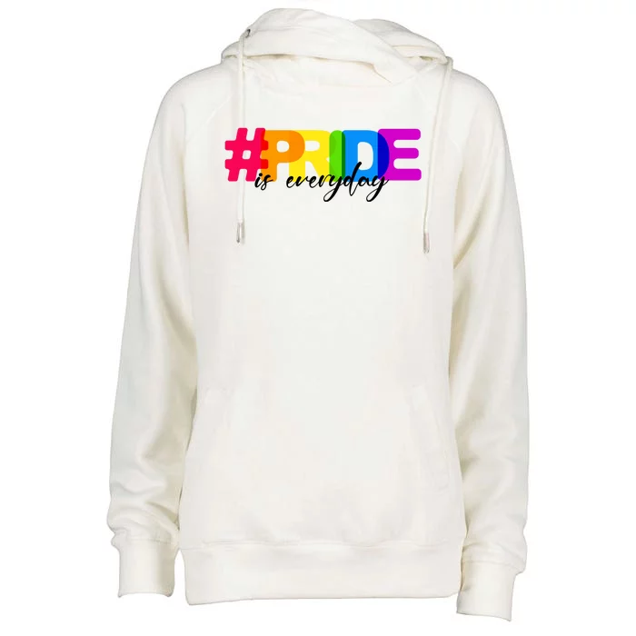 Pride Is Everyday Womens Funnel Neck Pullover Hood