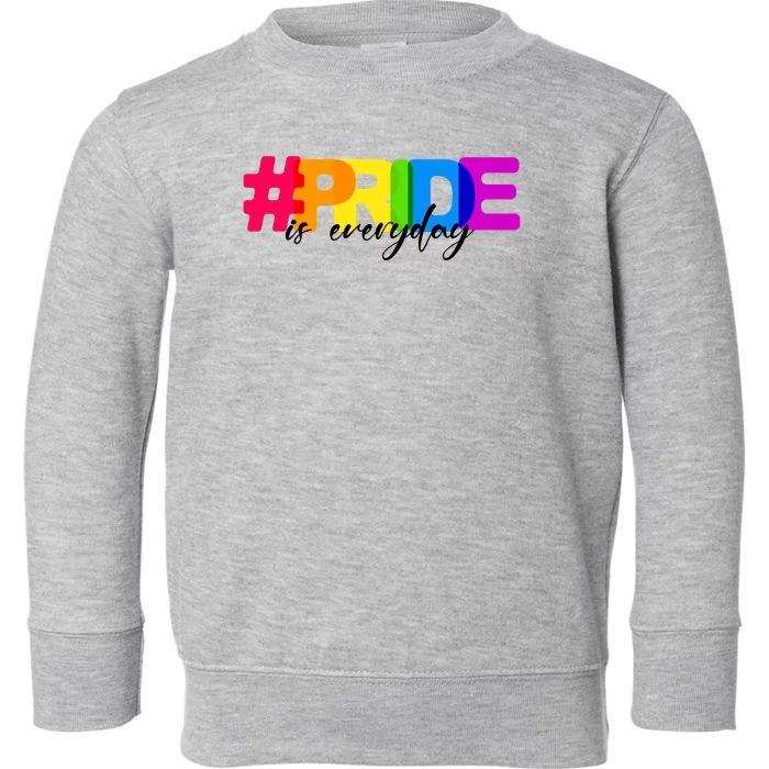 Pride Is Everyday Toddler Sweatshirt