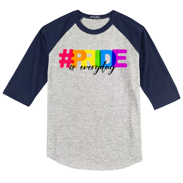 Pride Is Everyday Kids Colorblock Raglan Jersey