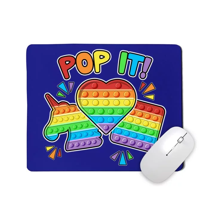 Pop It Fidget Toy Colorful Pop It Toy Game Lover Fun And Cute Cute Gift Mousepad