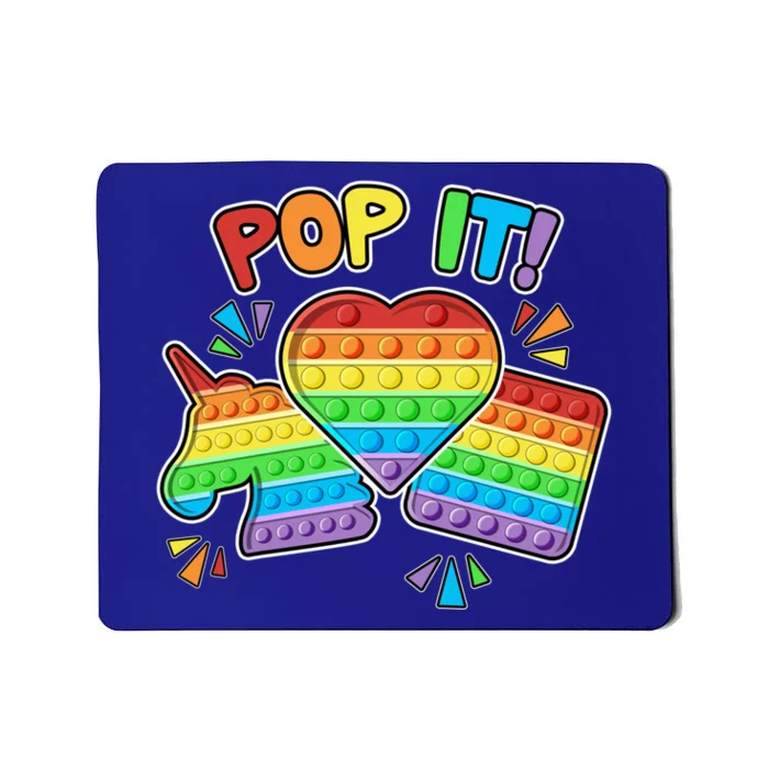 Pop It Fidget Toy Colorful Pop It Toy Game Lover Fun And Cute Cute Gift Mousepad