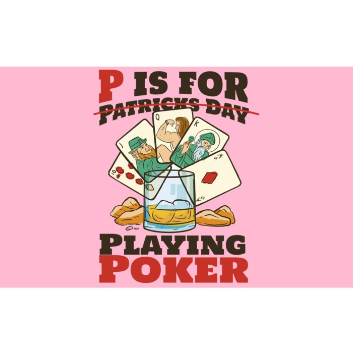 P Is For Poker St Patrick's Day Bumper Sticker