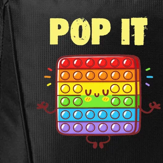 Pop It Fidget Toy Rainbow City Backpack