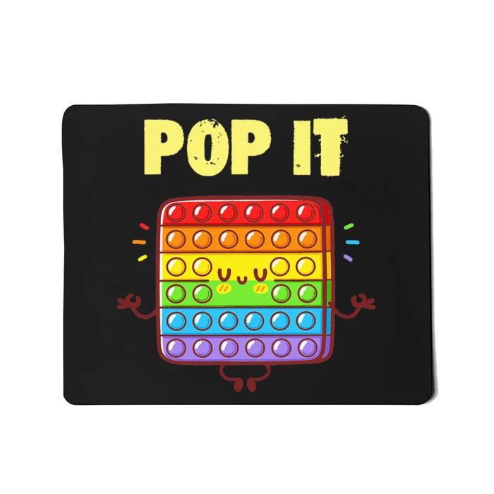 Pop It Fidget Toy Rainbow Mousepad