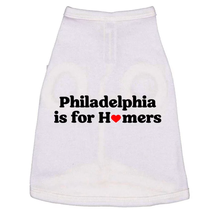 Philadelphia Is For Homers Doggie Tank