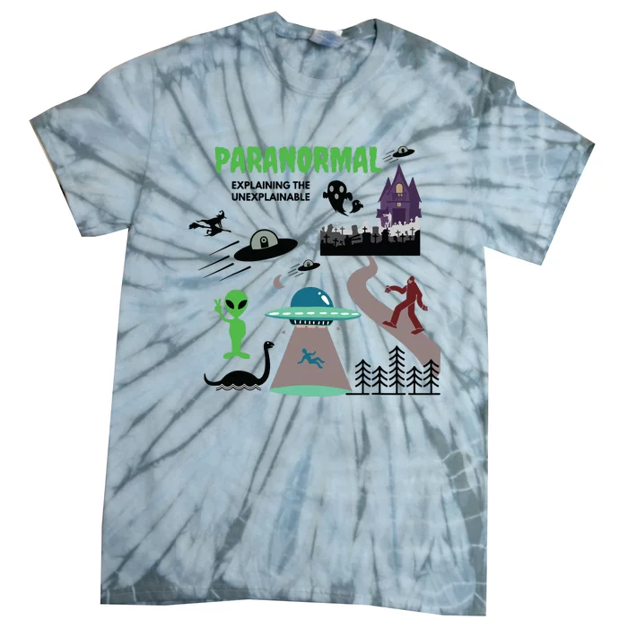 Paranormal Investigator Funny Ghost Hunting Tie-Dye T-Shirt