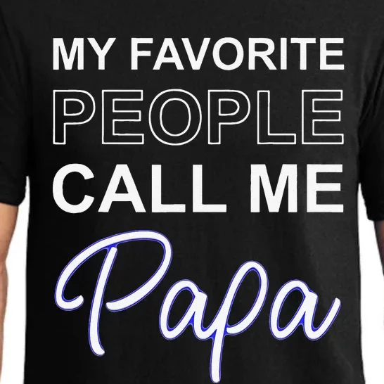 Papa Italy Father Day Apparel Italiano Italian Dad Pajama Set