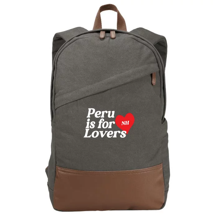 Peru Is For Lovers Niall Updates Cotton Canvas Backpack