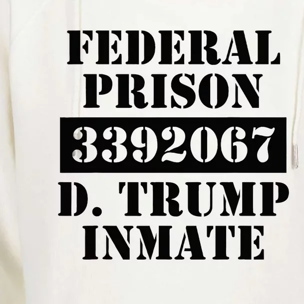 Prison Inmate Federal Prison 3392067 Trump Halloween Womens Funnel Neck Pullover Hood