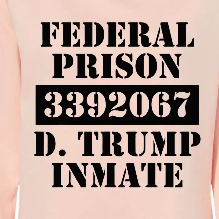 Prison Inmate Federal Prison 3392067 Trump Halloween Womens California Wash Sweatshirt