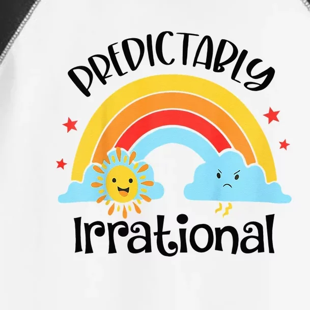 Predictably Irrational Funny Baby Rainbow Birthday Toddler Fine Jersey T-Shirt