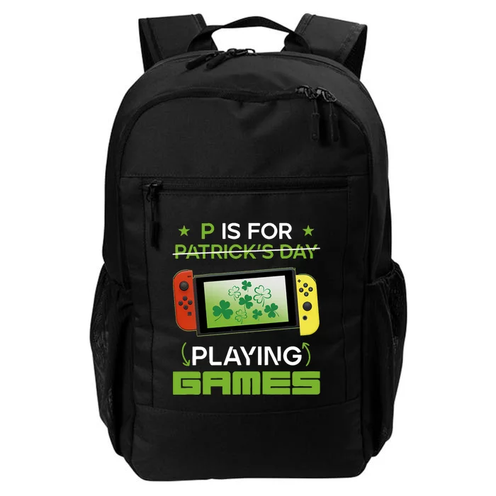 P Is For Playing Games Daily Commute Backpack