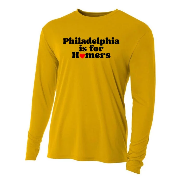 Philadelphia Is For Homers Cooling Performance Long Sleeve Crew