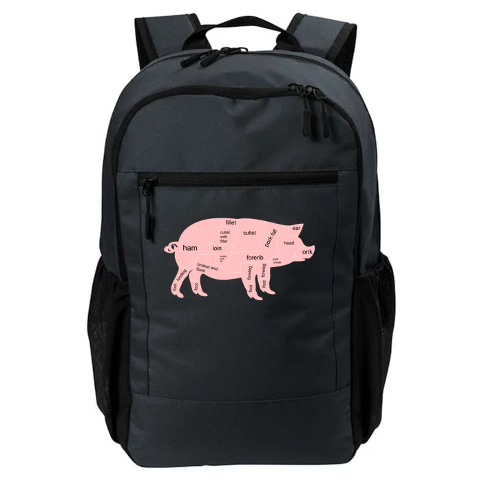 Pig Pork Bacon Chart Daily Commute Backpack