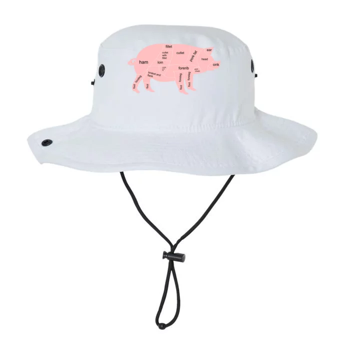 Pig Pork Bacon Chart Legacy Cool Fit Booney Bucket Hat