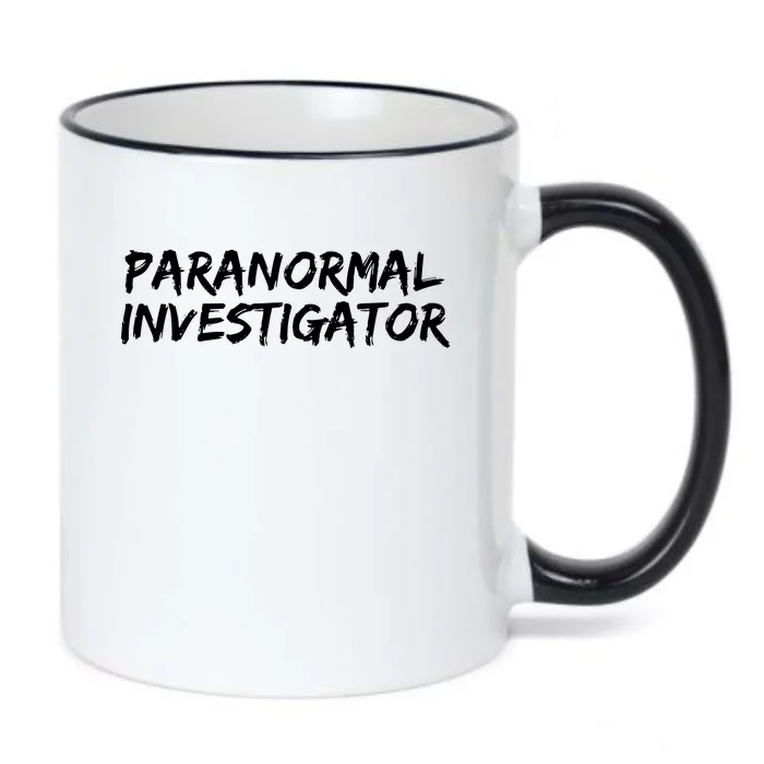 Paranormal Investigator Ghost Hunting Evp Halloween Black Color Changing Mug