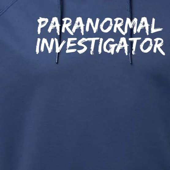 Paranormal Investigator Ghost Hunting Evp Halloween Performance Fleece Hoodie