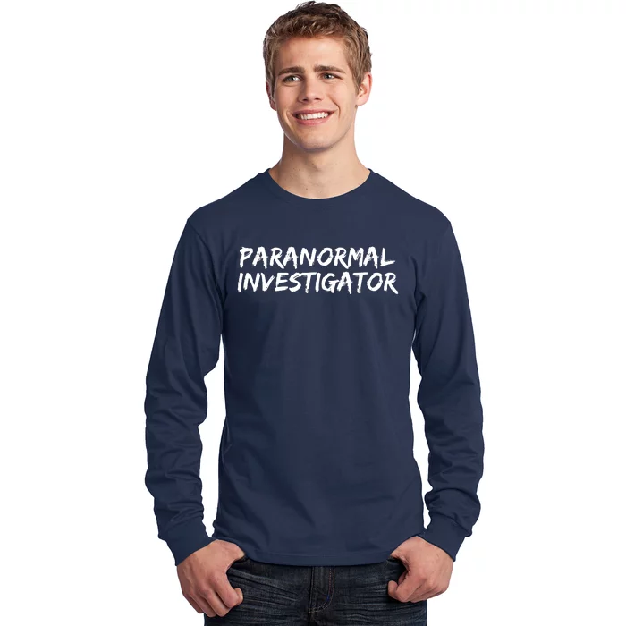 Paranormal Investigator Ghost Hunting Evp Halloween Long Sleeve Shirt