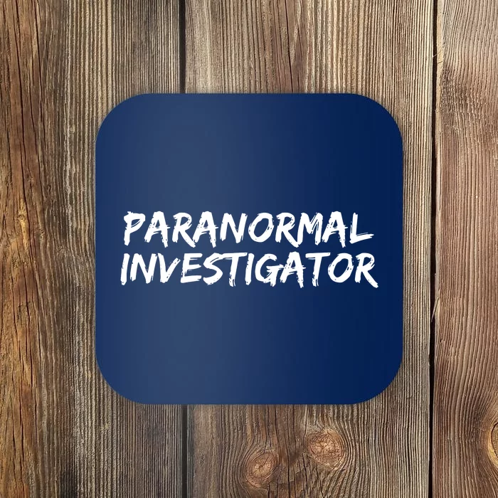 Paranormal Investigator Ghost Hunting Evp Halloween Coaster